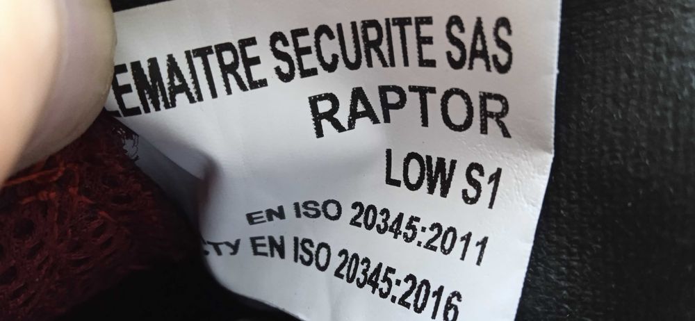 Ботинки рабочие Lemaitre Raptor