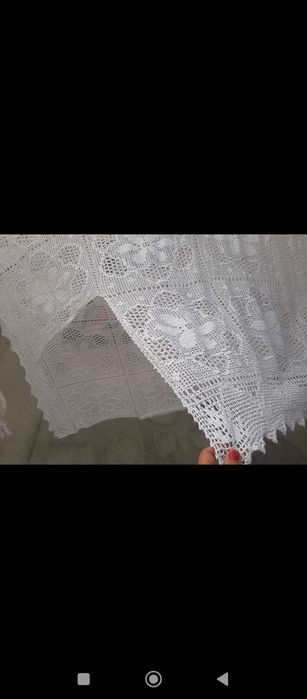 colcha de renda feito á mao