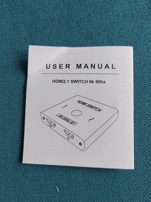 HDMI 2.1 switch przyłącze 8K ultra HD rozdzielacz