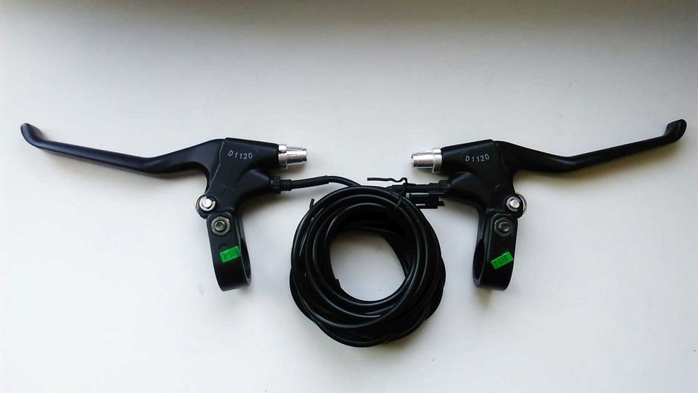 Контроллер 36/48В 18А + Бокс + Ручки газа, Тормоза на Электровелосипед