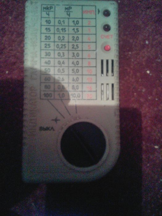 Дозиметр индикатор гамма излучений. НОВЫЙ