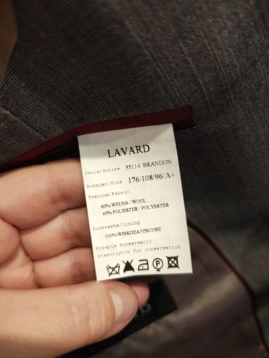 Garnitur szary, marynarka +spodnie