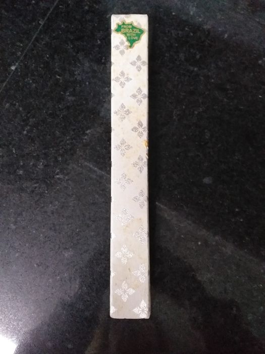 Colher de drink com pedra semipreciosa, mais de 80 anos