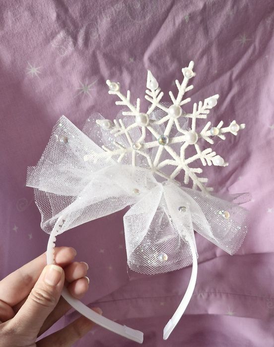 Обруч сніжинки.новорічне.зими