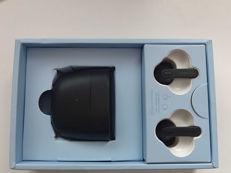 Навушники PHILIPS TAT2206 True Wireless Black (Бездротові, блютуз, TWS