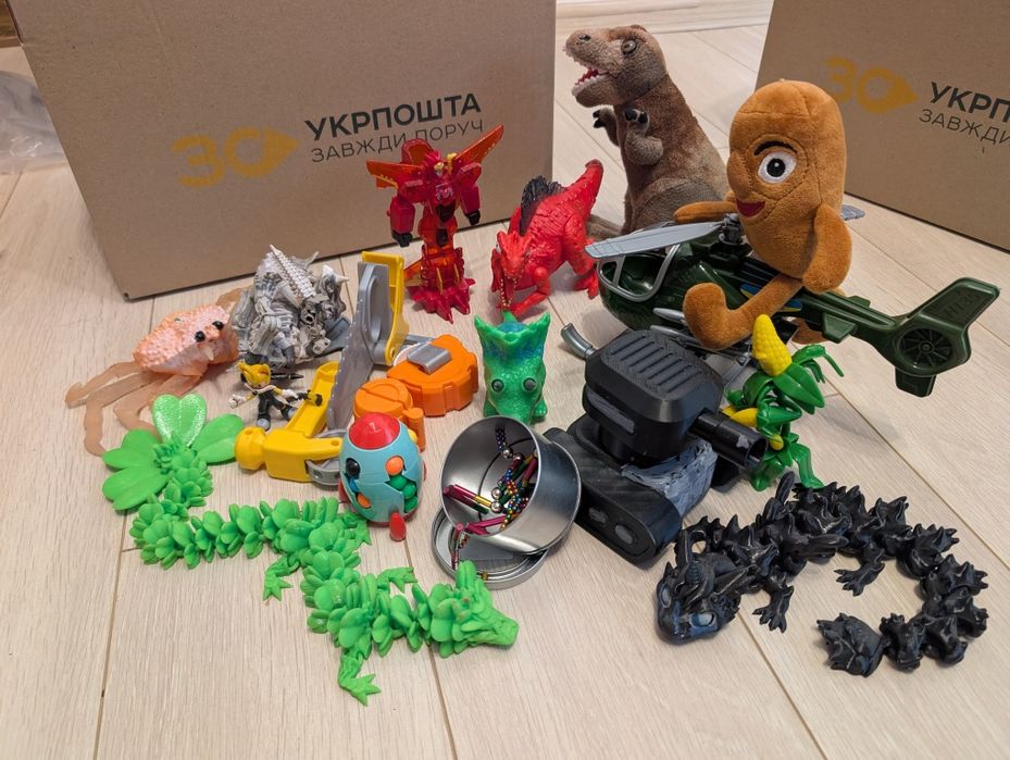 Іграшки на 3D принтері, 3д принтері, трансформери, Беззубик