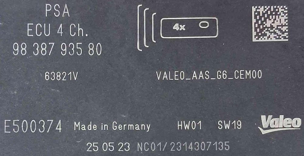 Módulo Eletrónico 9838793580 - PEUGEOT 208 II