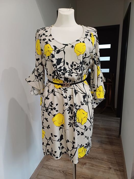 Letnia sukienka viskoza Made in Italy  rozm M/L.