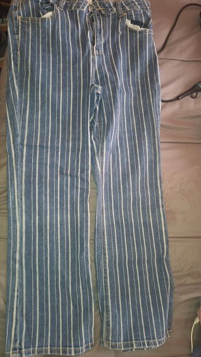 Calças jeans azul