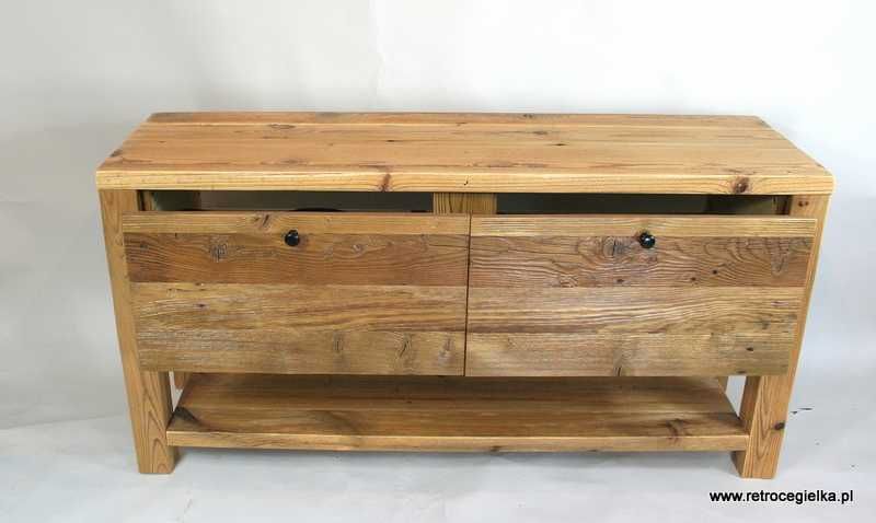 Szafka łazienkowa, stare drewno (SZA.Ł43)