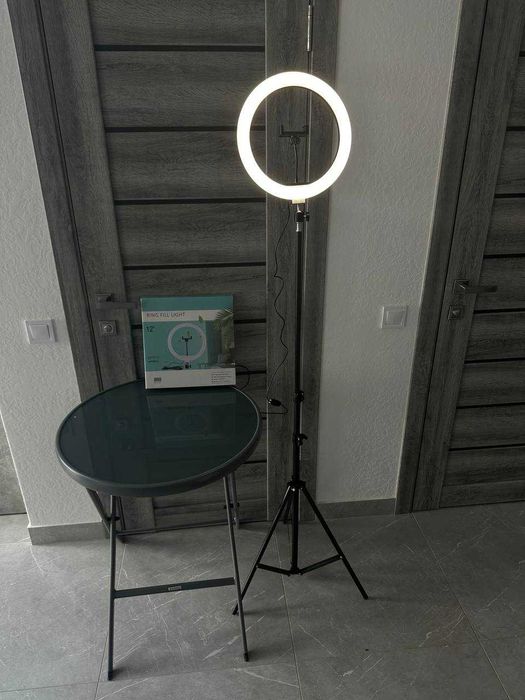 Кільцева LED ЛАМПА + ШТАТИВ 2 метри! Повний набір проф освітлення!