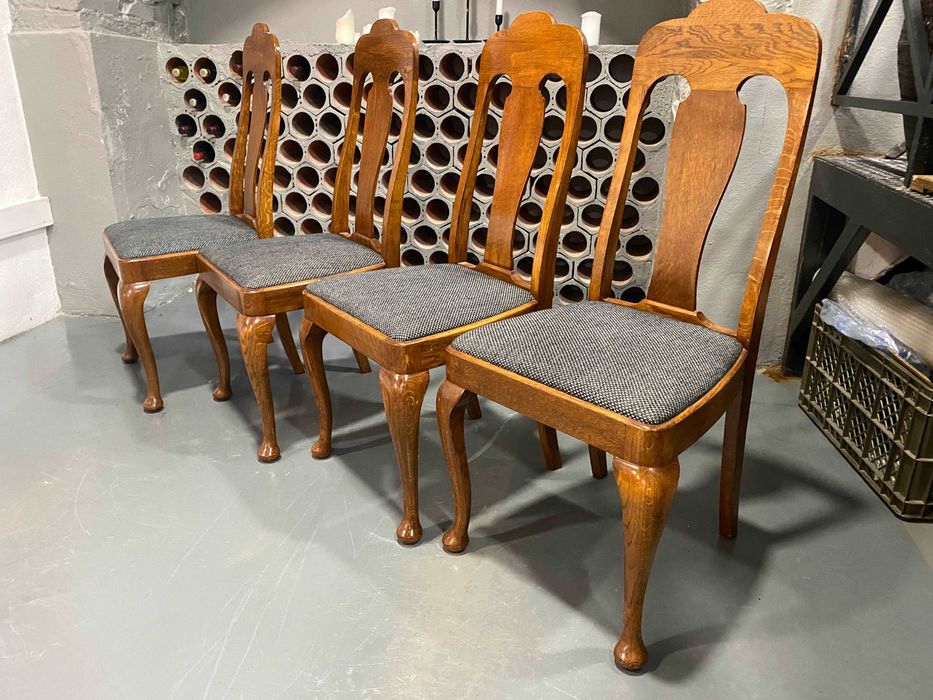 4 Cadeiras Queen Anne inicio sec. XX, classico design
