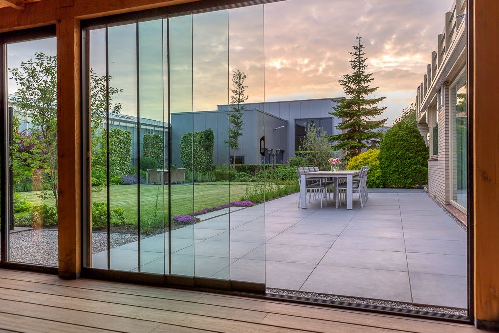 System szyb przesuwnych zbudowa tarasu drzwi przesuwne 5 m