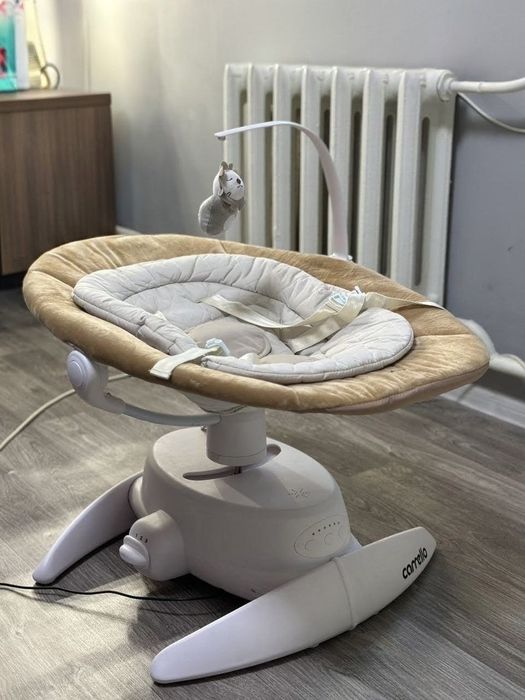 Заколисуючий центр гойдалка шезлонг Мio Carrello CRL- 10308 Linen Beige