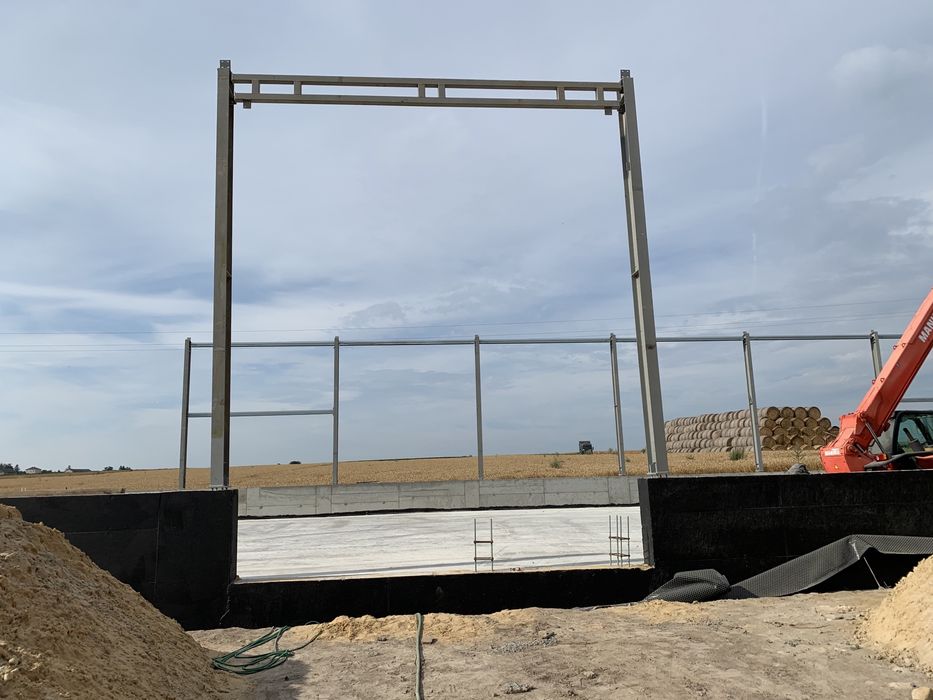 Fundamenty .hale ,żelbety,stopy silos zbożowy,płyta fundamentowa