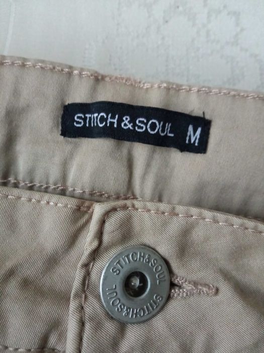Stitch & Soul męskie spodnie bojówki r M pas 80cm