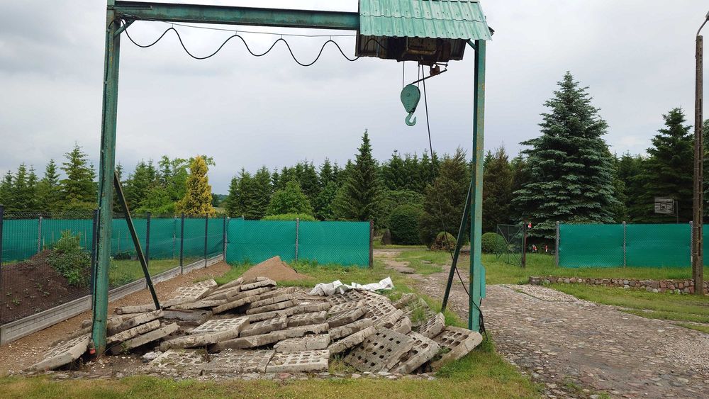 Suwnica bramowa wyciągarka brama