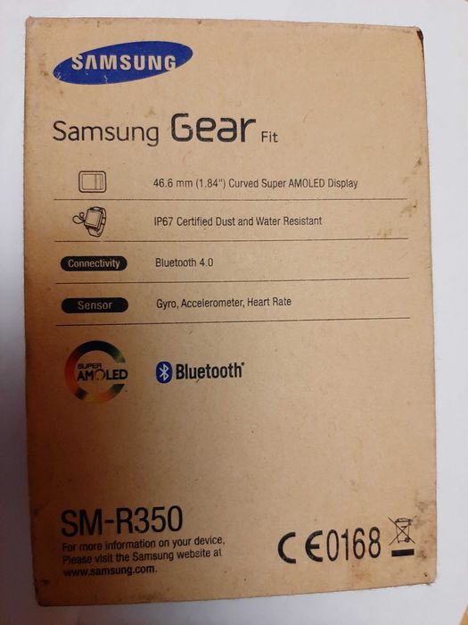 Smartwatch Samsung Gear Fit SM-R350 oryginał Polska dystrybucja Tychy ...