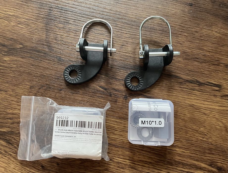 Uchwyt i adapter przyczepki rowerowej x2 szt