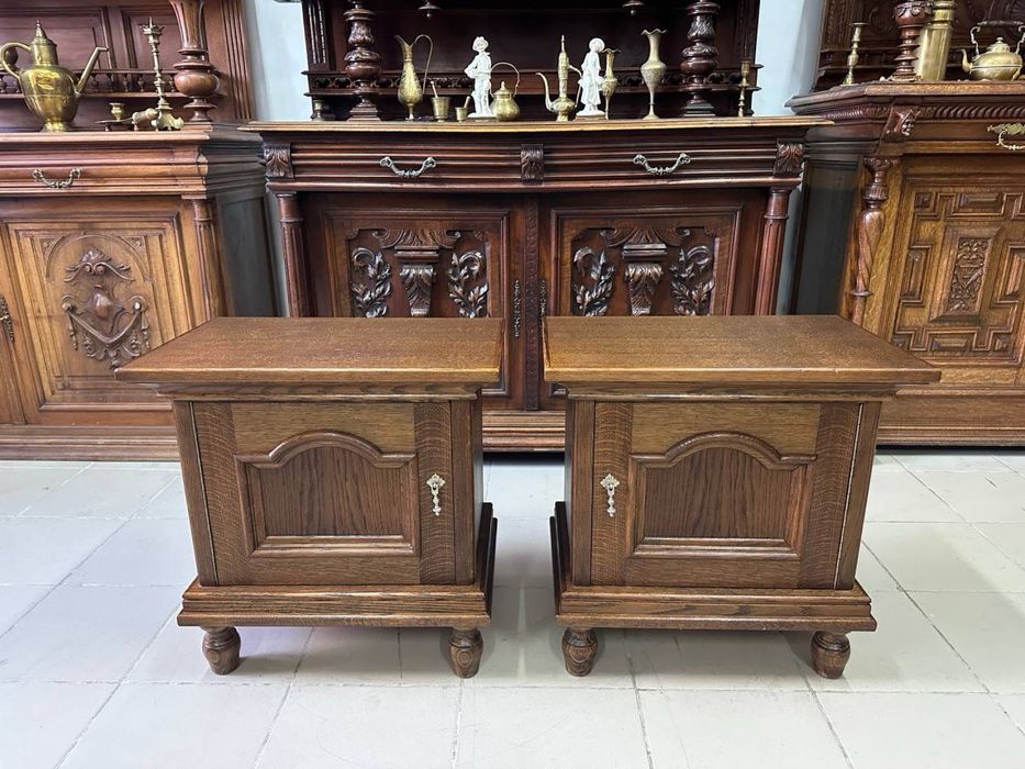 Тумба дубова приліжкова дерево 2988