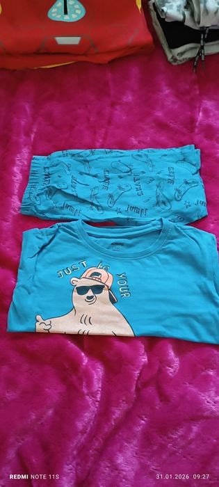 Mega paka ubranek dla chłopca 122/128