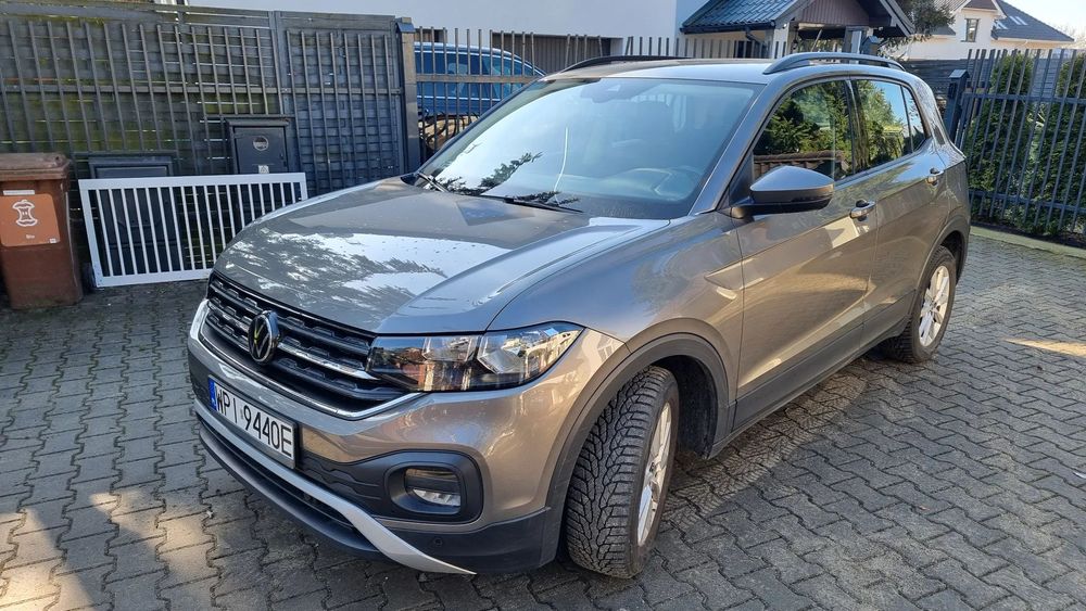 Volkswagen T-Cross VW T-Cross DSG • Tempomat • 1 wł. Salon PL • 46K km • Stan idealny