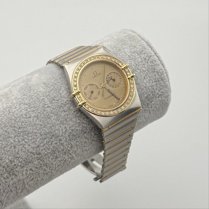 Omega Constellation Day-Date • Złoto/Stal • DIAMENTY • Lombard Halogsm