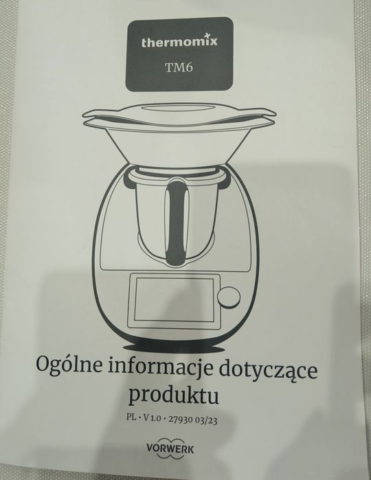 Thermomix TM6 zakupiony styczeń 2024