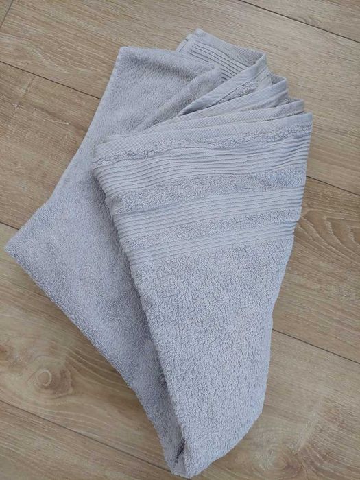 Ręczniki frotté 150x100 kolor szary LIVARNO