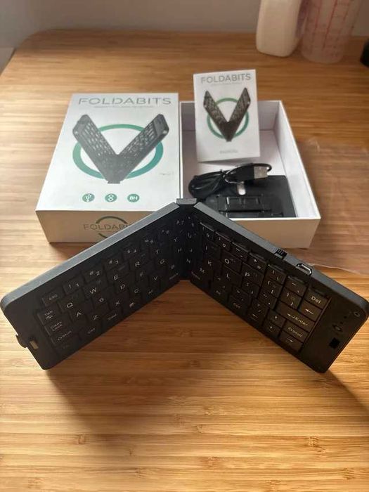 Teclado Bluetooth Dobrável Foldabits Preto