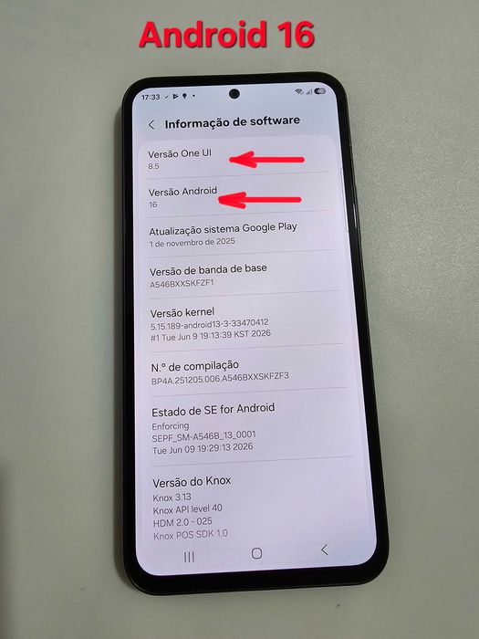 Samsung A54 5g. Muito bom. Leia descrição