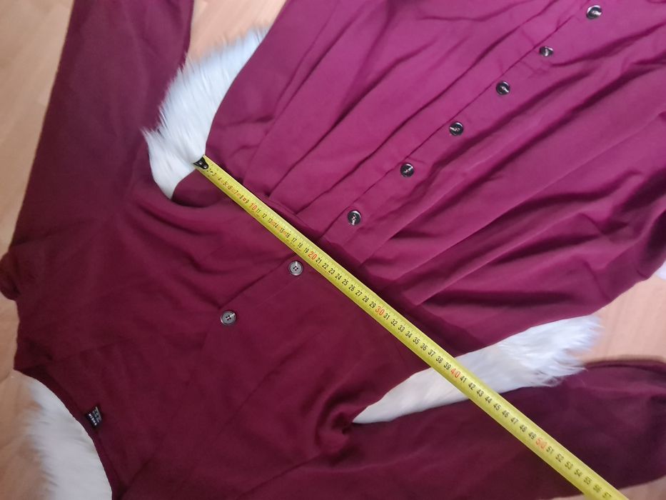 Nowa sukienka shein m maxi na długi rękaw na jesień