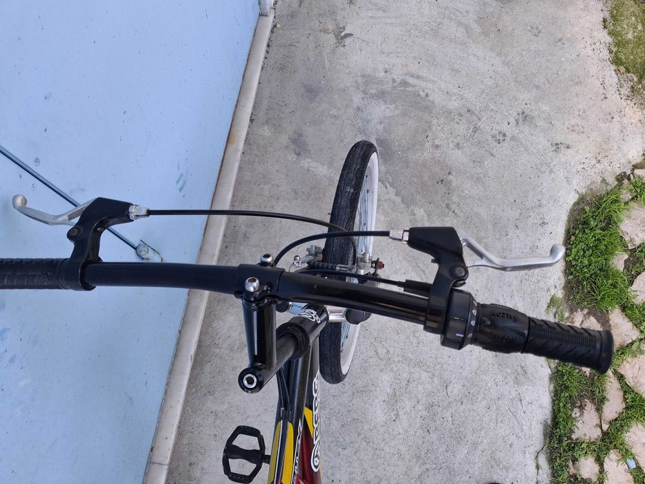 Bicicleta dupla suspensão roda 20 para 6 a 10 anos de idade