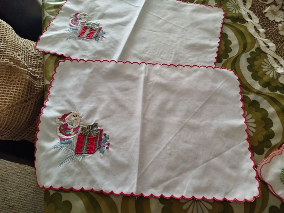 Panos ou de Natal diferentes bordados426579799573811204