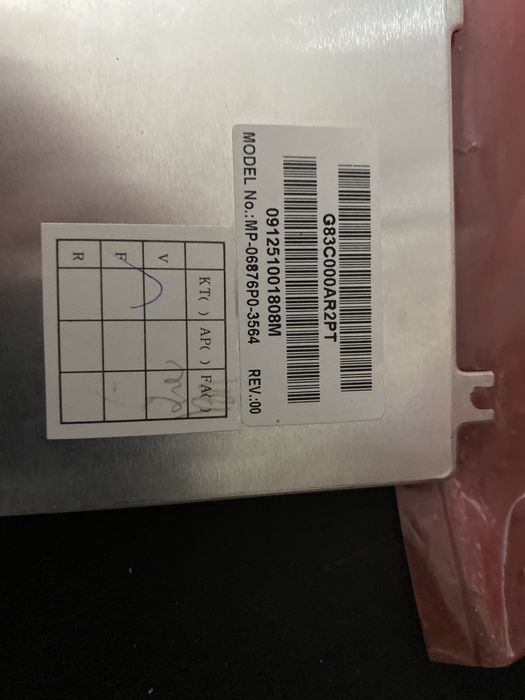 Teclado avarido para peças