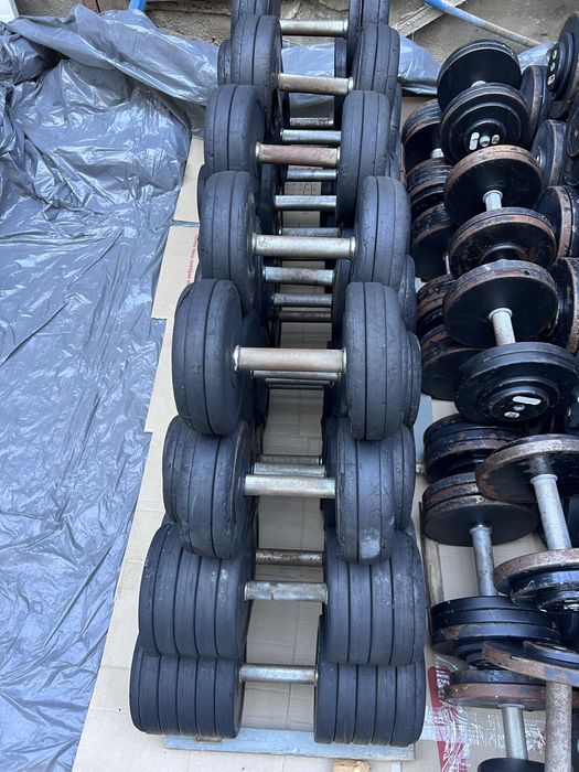 Продам гантельний ряд MF (вага в фунтах)