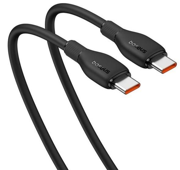Кабель з чіпом Baseus 100W Type-C to Type-C 120см Швидка Зарядка USB-C