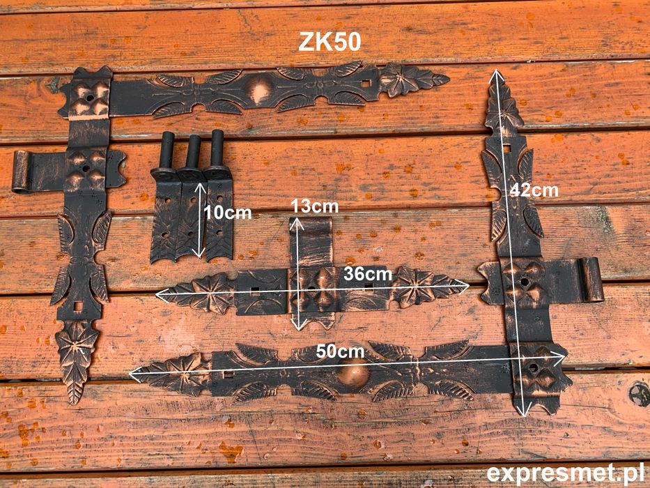Piękny Retro KUTY ZAWIAS KĄTOWY  300 OKIENNICOWY komp 2 SZT+haki !