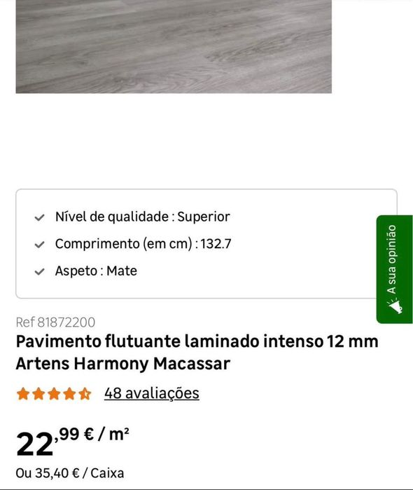 Pavimento flutuante laminado intenso 12 mm Artens Harmony Macassar + B