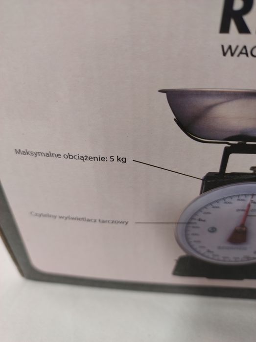 Waga kuchenna retro Bergner czarna