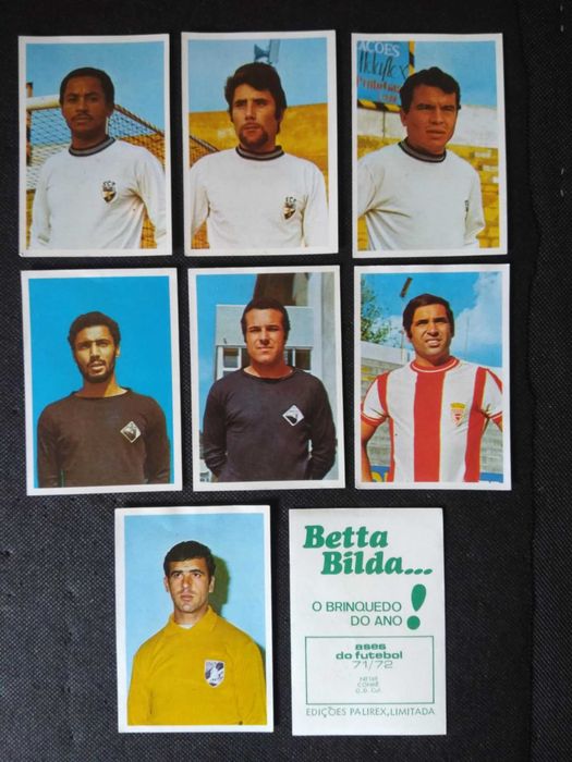 Cromos do Farense, Acadêmica, Barreirense, Guimarães, CUF 1971/72 Novos.