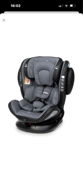 Автокресло El Camino ME 1045 Evolution 360 0-36 кг Royal Dark Grey (ME 1045 EVO royal d.grey)
