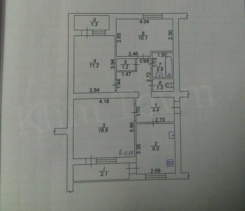 Продаж або обмін 3  кімнатної квартири вулиця Можайська