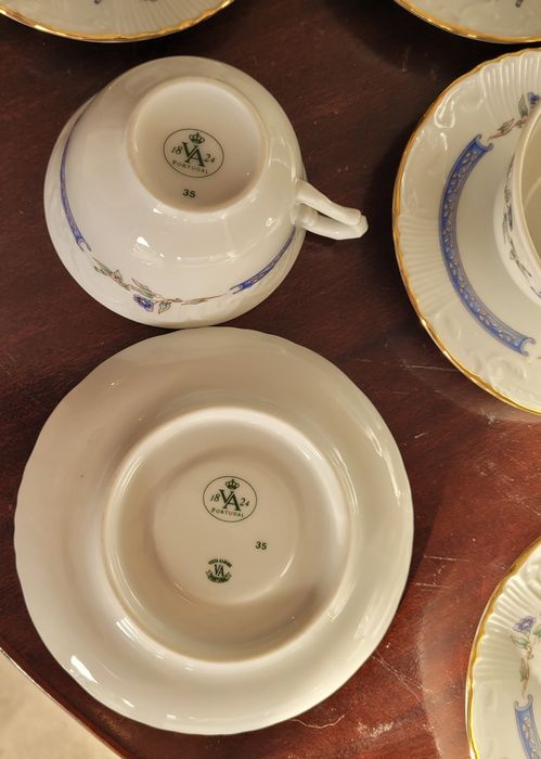 Conjunto de Café Completo  Vista Alegre Nunca Usado