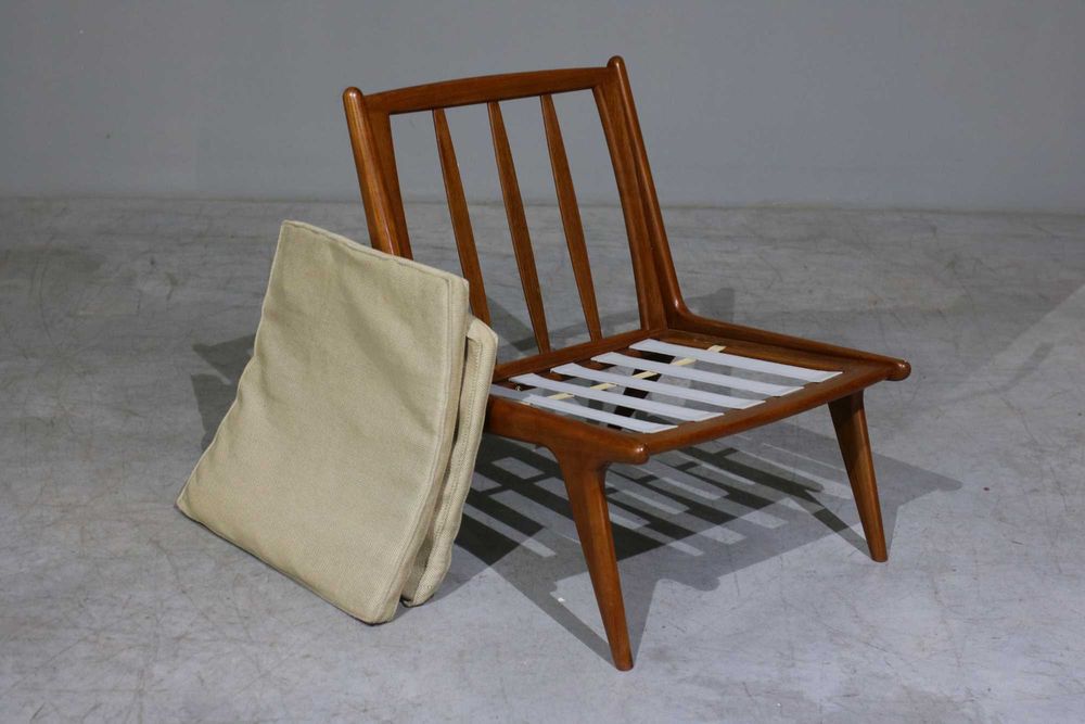 Cadeirão Karl-Erik Ekselius em teca | Mid-Century Modern