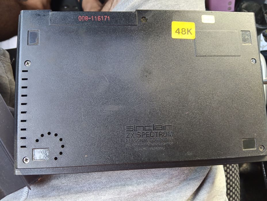 ZX SPECTRUM 48k sem alimentação