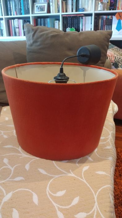 Abajour de tecto em tecido