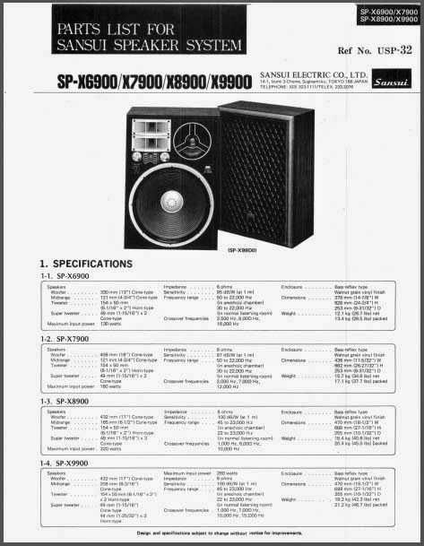 Sansui SP-X8900 Oryginalny Piękny stan Rezerwacja