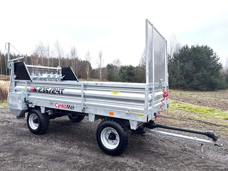 Rozrzutnik dwuosiowy CYNKOMET N-235/2 4 tony 2020 rok Stan IDEALNY
