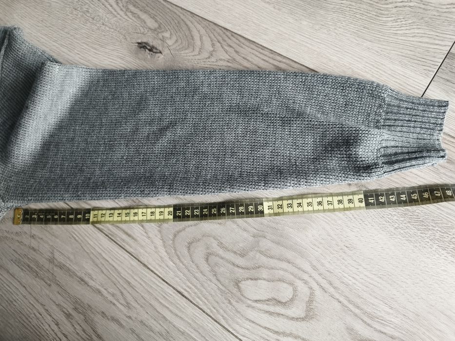 R.L szary męski sweter prezent gangsta wrappa